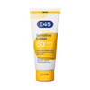 E45 SPF50+ Sensitive Sun Cream for Face with Hyaluronic Acid