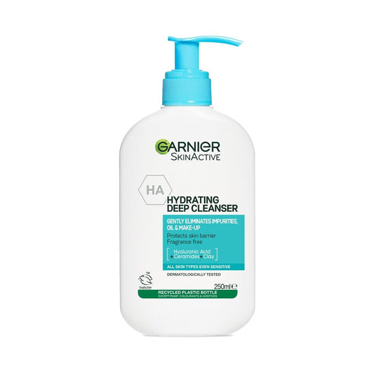 Garnier Gentle Deep Face Cleanser, With Hydrating Hyaluronic Acid