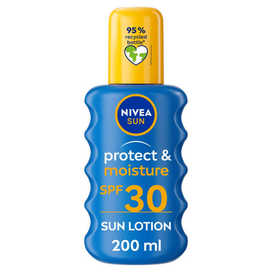 NIVEA Sun Protect Moisture Sun Spray SPF 30 (200 ml)