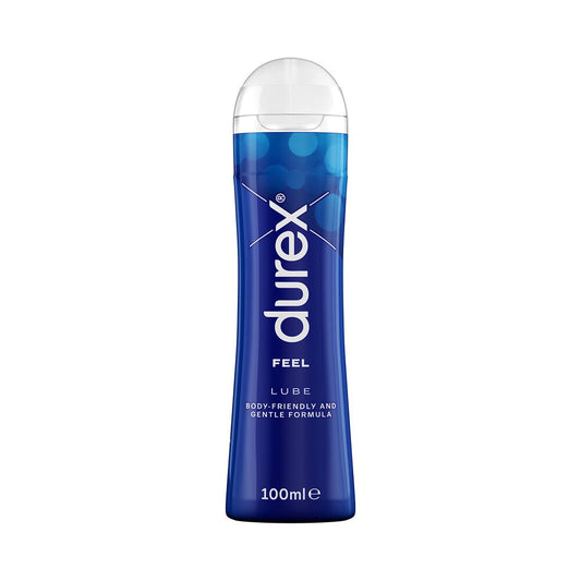 Durex Play Feel Lube, 100ml, Water Based, Smooth Texture, Condom & Toy Compatible, Non Sticky, Non Staining