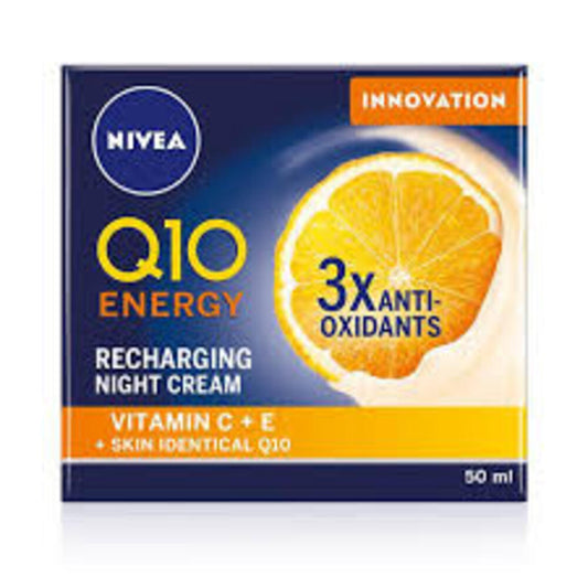 NIVEA Q10 Energy Recharging Face Night Cream (50ml)