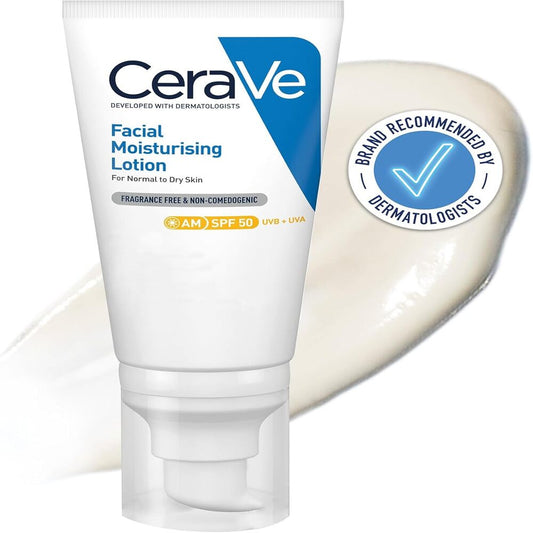 CeraVe AM Facial Moisturising Lotion SPF50