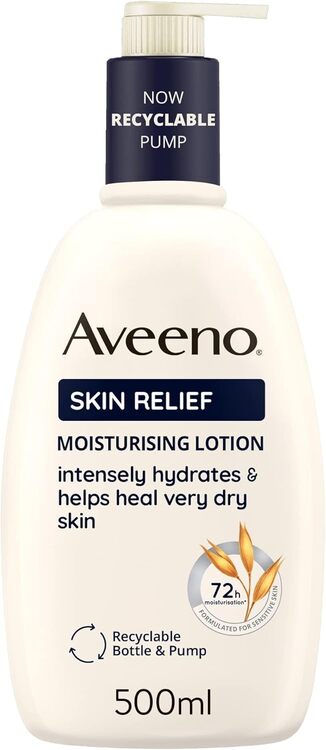 Aveeno Skin Relief Moisturising Lotion, Soothes Skin From Day 1