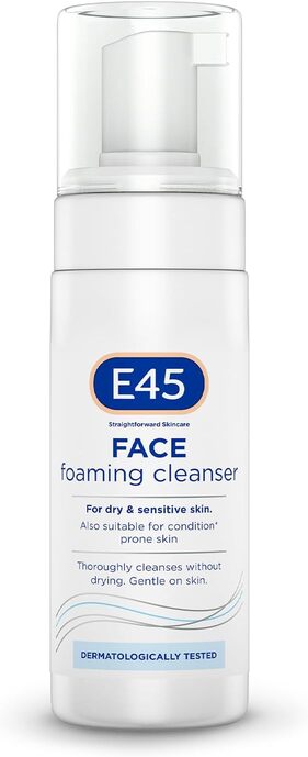 E45 Face Wash Foaming Cleanser – Daily Face Cleanser for Dry and Sensitive Skin