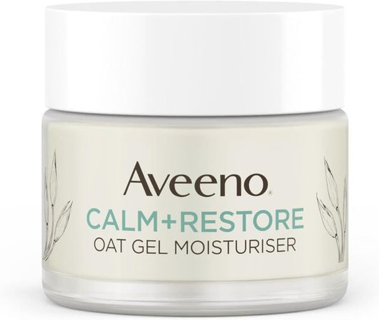 Aveeno Face Calm+Restore Oat Gel Moisturiser (1x 50ml)