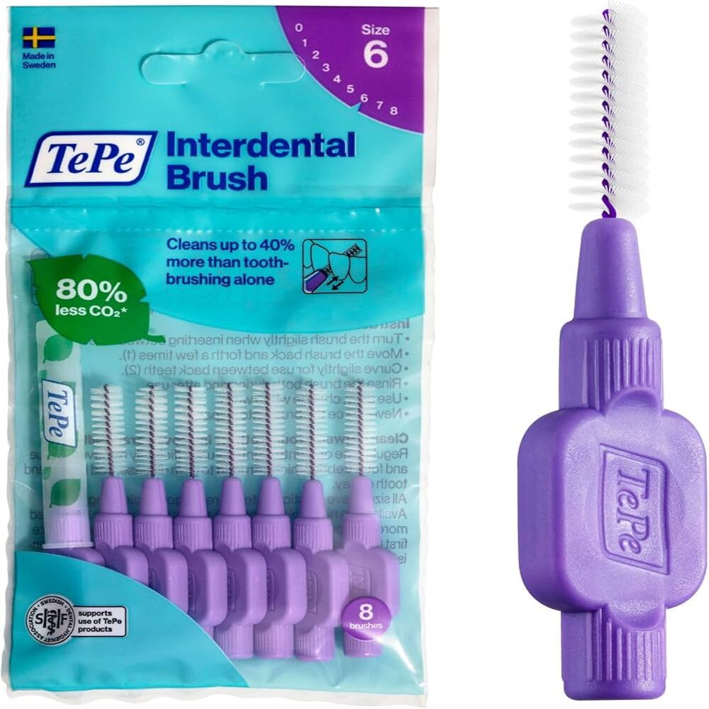 TePe Interdental Brushes Original Purple 8 Brushes