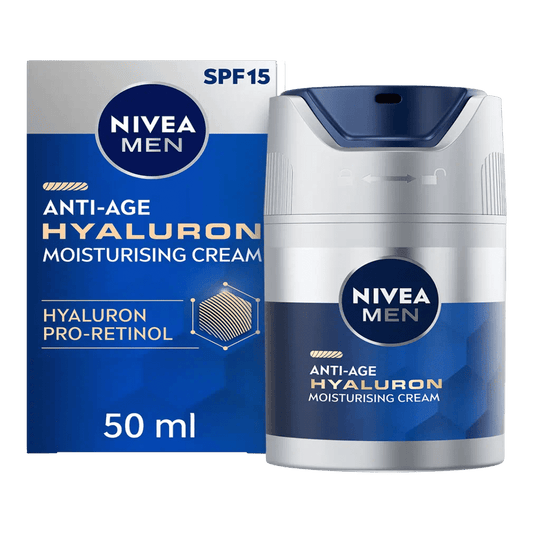 NIVEA MEN Anti-Age Hyaluron SPF15 Moisturising Cream (50ml)